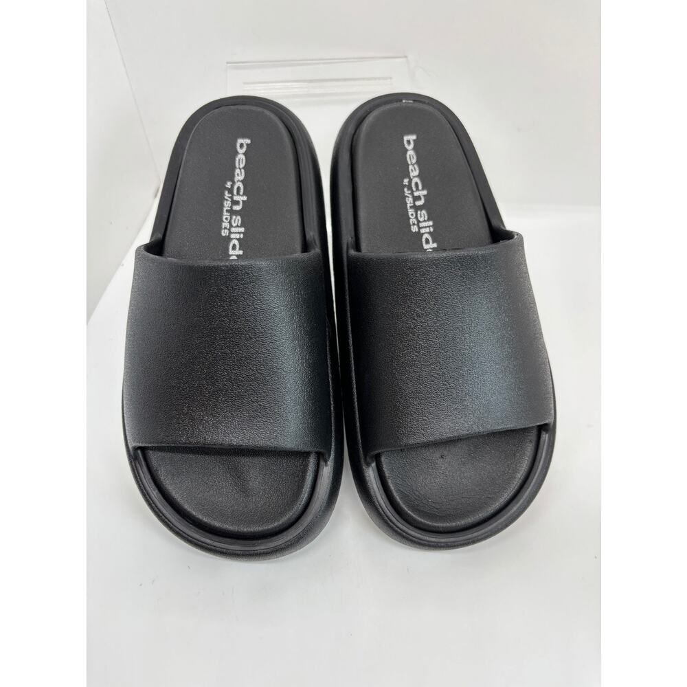J Slides Black Single-Band Slide Sandals